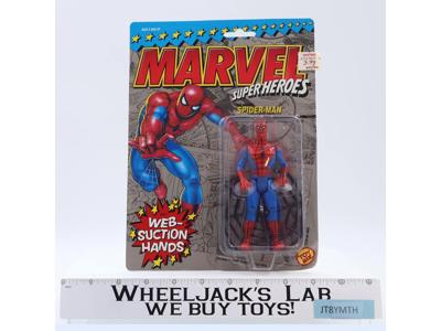 Amazing Spiderman Web-Suction Hands Marvel Superheroes Figure 1990 ToyBiz MOSC