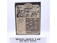 Hoth Ice Planet Adventure Set Instruction Manual/ Parts ORIGINAL1980 Star Wars