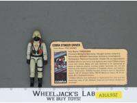 Cobra Stinger Driver V1 100% Complete G.I. Joe 1984 Hasbro Vintage Action Figure