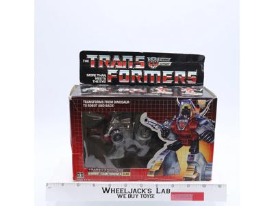 Slag 100% Complete W/BOX & INSERT MIB UNUSED STICKERS 1985 G1 Transformers