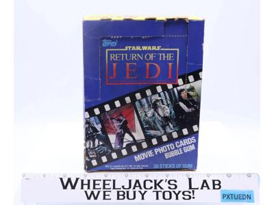 Star Wars ROTJ Movie Photo Cards Series 1 EMPTY Display Box 1983 Topps Vintage