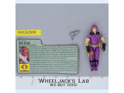 Sea Slug V1 100% Complete G.I. Joe 1987 Hasbro Vintage Action Figure