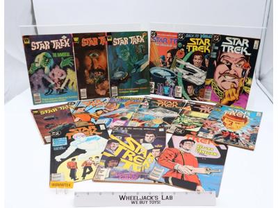 Lot of 15 Whitman/Marvel/DC Comics Star Trek 1970s-1980s Comic Books