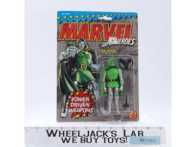 Dr. Doom Marvel Super Heroes Power Driven Weapons 1990 Toy Biz MOSC UNPUNCHED