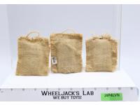 3-pc Lot Combat Sandbags GI Joe Action Soldier 1964 Hasbro Accessory Set