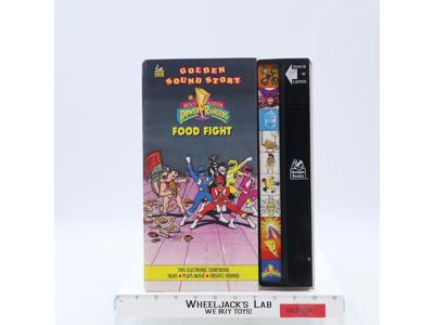 Mighty Morphin Power Rangers Sound Story Food Fight Golden Electronic Book 1994