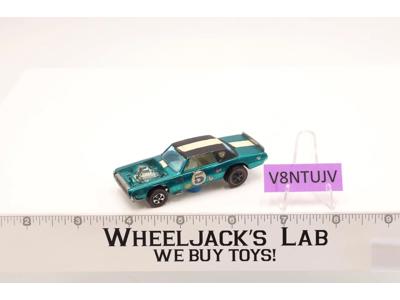 TNT-Bird Aqua 1969 1970 Redline Hot Wheels Mattel RL White Interior Hong Kong
