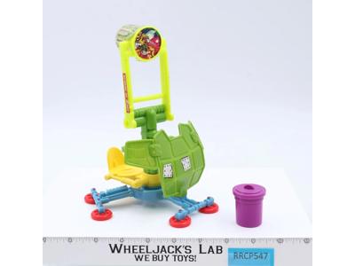 Retro Catapult 100% Complete TMNT 1989 Playmates Action Figure Vehicle Vintage
