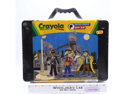 Crayola Secret Agent Spy Kit 2002 Briefcase NEW MISB SEALED