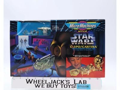 #65811 C-3PO / Cantina Star Wars Micro Machines 1994 Galoob Playset NEW SEALED