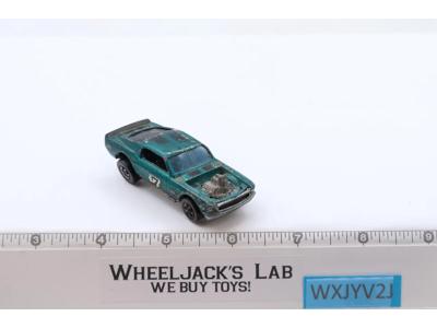 Mustang Boss Hoss Aqua 1969 1971 Redline Hot Wheels Mattel Vintage RL Hong Kong