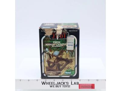 Ewok Assault Catapult 100% Complete W/ BOX Star Wars ROTJ 1983 Kenner Vehicle