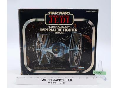 Battle Damaged Imperial Tie Fighter 100% Complete Star Wars 1978 Kenner Vehicle