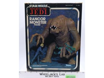 Rancor Monster 100% Complete W/Box Star Wars ROTJ 1984 Kenner Action Figure