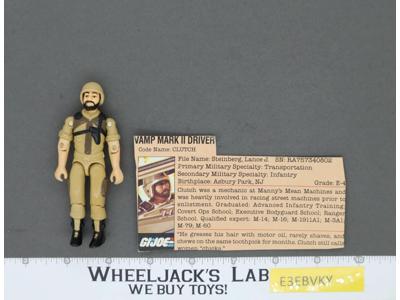 Clutch V2 100% Complete 1984 G.I. Joe Hasbro Vintage Action Figure
