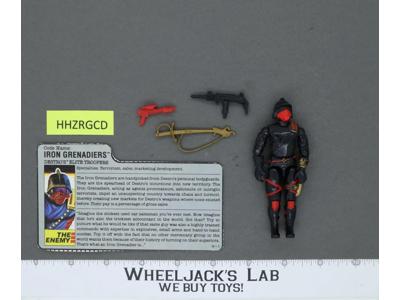 Iron Grenadiers V1 100% Complete G.I. Joe 1988 Hasbro Vintage Action Figure