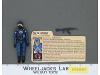 Cobra Officer V1 Straight Arm 100% Complete G.I. Joe 1982 Hasbro Vintage Figure
