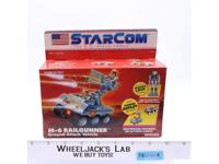 M-6 Railgunner Starcom 1987 Coleco Vintage Action Figure Vehicle NEW SEALED