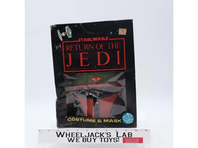 Boba Fett Halloween Costume & Mask Star Wars ROTJ 1983 Ben Cooper Kid's LARGE