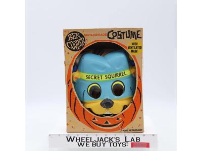 Secret Squirrel Halloween Costume & Mask w/Box Vintage Ben Cooper Child MEDIUM