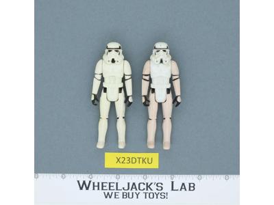 Lot of 2 Star Wars Imperial Stormtroopers 1980s Kenner Vintage Action Figures
