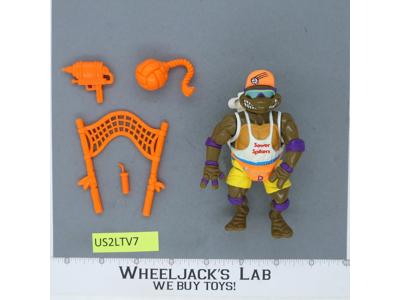 Spike 'N Volley Don 100% Complete Teenage Mutant Ninja Turtles TMNT 1992