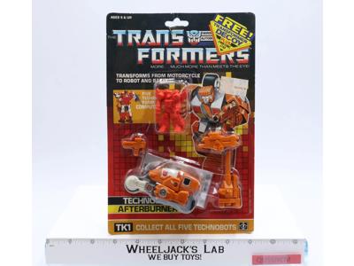 Afterburner W/Decoy TK1 G1 Transformers 1987 Hasbro Vintage Action Figure MOSC