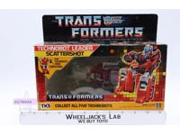 Scattershot 100% Complete W/BOX & INSERT 1987 Vintage G1 Transformers Figure