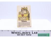 Springer Iron-On Patch G1 Transformers Hasbro Vintage 1986 Action Figure