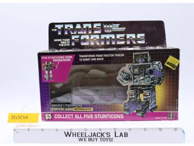 Motormaster W/Box & Insert 100% Complete 1986 Vintage Hasbro G1 Transformers