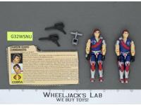 Tomax & Xamot V1 100% Complete G.I. Joe 1985 Hasbro Vintage Action Figure