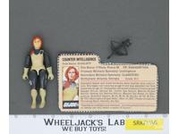 Scarlett V1.5 Swivel Arms 100% Complete G.I. Joe 1983 Hasbro Vintage Figure