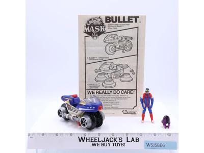 Bullet Motorcycle W/Ali Bombay 100% Complete 1987 M.A.S.K. Kenner Vintage
