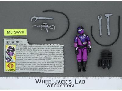 Techno-Viper V1 100% Complete G.I. Joe 1987 Hasbro Vintage Action Figure