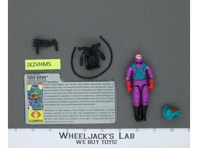 Toxo-Viper V1 100% Complete G.I. Joe 1991 Hasbro Vintage Action Figure