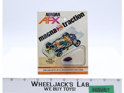Aurora AFX Magna Traction Slot Car Magnets #8785 One Pair MOSC NEW