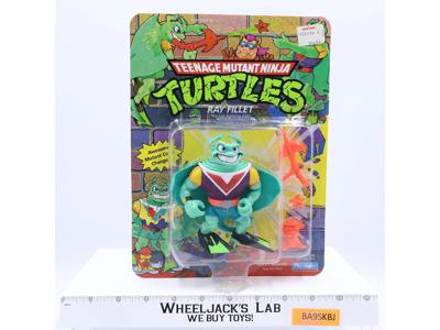 Ray Fillet Teenage Mutant Ninja Turtles TMNT 1990 Playmates MOSC UNPUNCHED