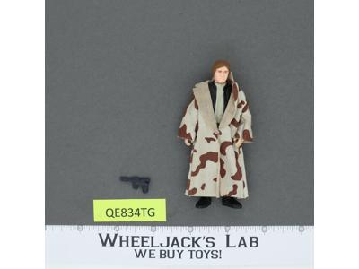 Han Solo Trench Coat 100% Complete Star Wars ROTJ 1983 Vintage Kenner NO REPRO
