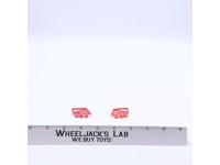 Dreadnok's Tri-Cycle Gunner Shield PAIR 1987 GI Joe Vintage Hasbro Vehicle