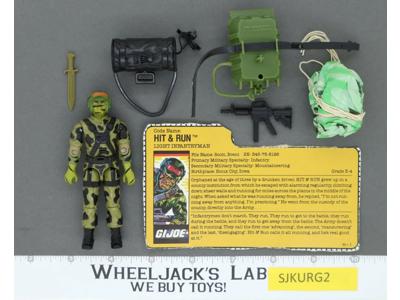 Hit & Run V1 100% Complete Target Exclusive G.I. Joe 1988 Hasbro Vintage Figure