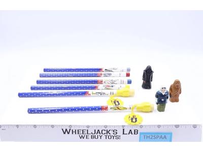 Star Wars Pencils and Pencil Toppers 1982 Vintage