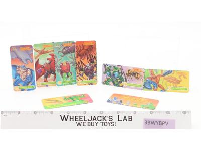 McDonald's Happy Meal Character Tags Lot of 8 Transformers Beast Wars Hasbro