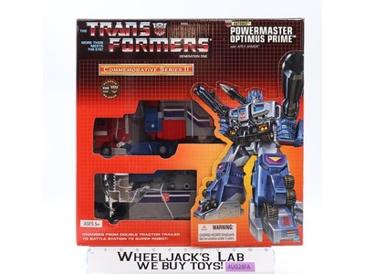 Powermaster Optimus Prime Transformers Commemorative Series Hasbro NEW SEALED
