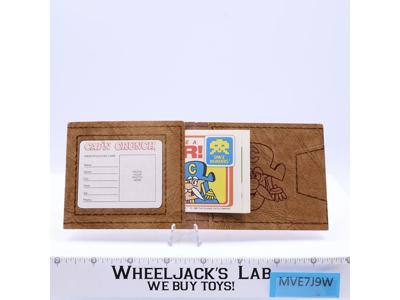 Captain Crunch Wallet + Money Cap'n Crunch 1982 Quaker Oats Vintage