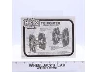 Tie Fighter Instructions Micro Collection ORIGINAL 1982 Star Wars