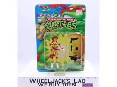 April Teenage Mutant Ninja Turtles TMNT 1992 Playmates NEW MOSC UNPUNCHED