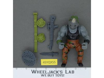 Rocksteady SOFT HEAD Complete Teenage Mutant Ninja Turtles TMNT Playmates 1988