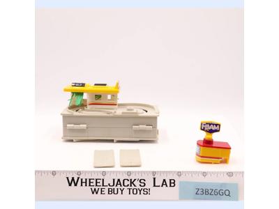 Travel City Car Wash Shop Mini Play Set Complete 1987 Micro Machines Galoob