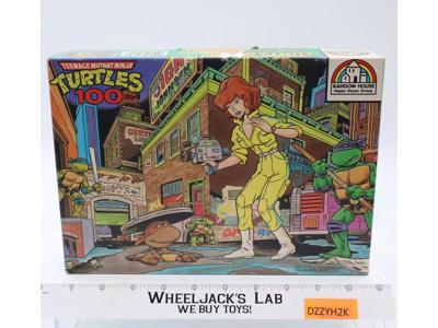 April O'Neil Complete Teenage Mutant Ninja Turtles 100Pc Puzzle 1990 Rose Art