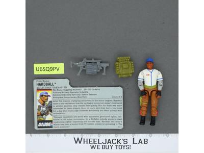 Hardball V1 100% Complete G.I. Joe 1988 Hasbro Vintage Action Figure